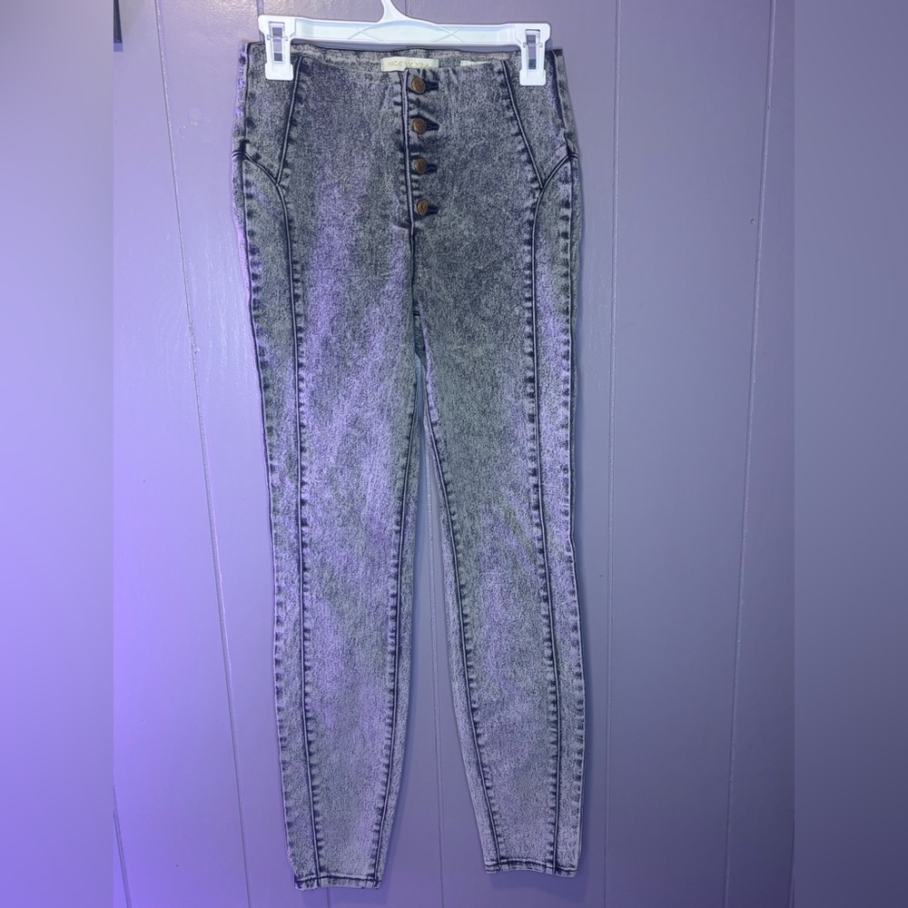 Nicki Minaj Gray High Rise Jeans